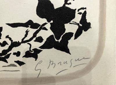 Georges BRAQUE - Tête papillon - Gravure originale signée au crayon 2