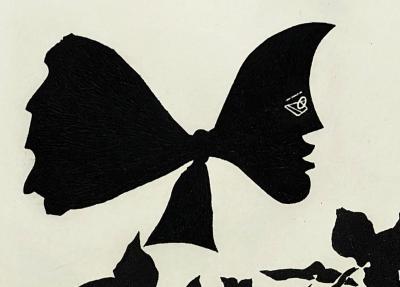 Georges BRAQUE - Tête papillon - Gravure originale signée au crayon 2