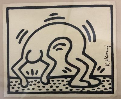 Keith HARING (1958-1990), dessin à l’encre, 2