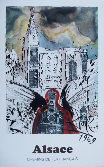 Salvador DALI - Suite Papillon, SNCF - 6 lithographies signées (Grands modèles) 2