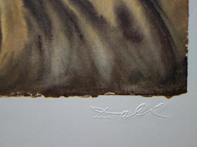 Salvador Dalí: Normandy - Original lithograph signed SNCF, Butterfly Suite 2