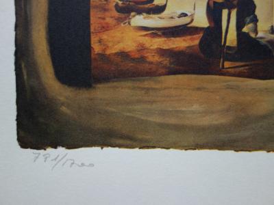 Salvador Dalí: Normandy - Original lithograph signed SNCF, Butterfly Suite 2