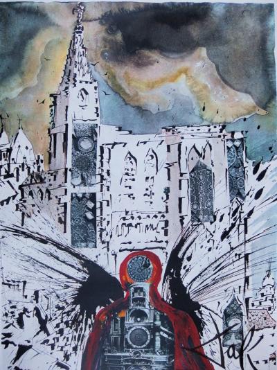 Salvador DALI : Alsace - Lithographie originale signée, SNCF Grand Modèle 2