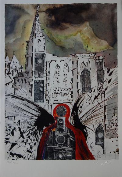 Salvador DALI : Alsace - SNCF (Suite Papillon) - Lithographie originale signée 2