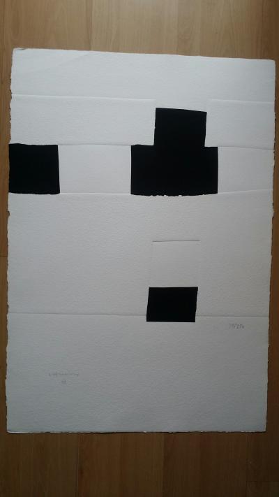 Eduardo CHILLIDA - Jeux olympiques, 1992 - Grande sérigraphie originale signée au crayon 2