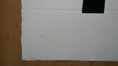 Eduardo CHILLIDA - Jeux olympiques, 1992 - Grande sérigraphie originale signée au crayon 2