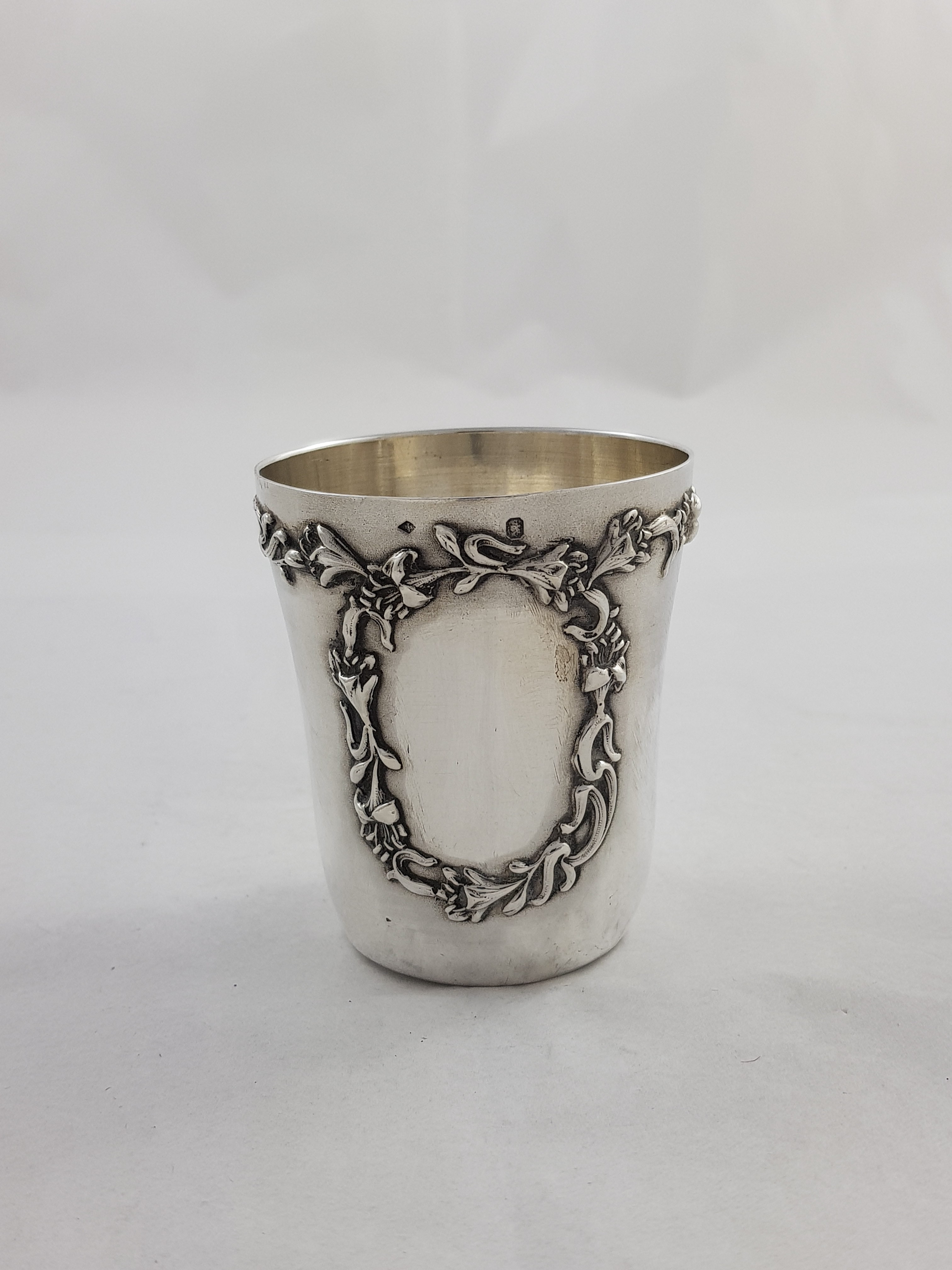 Timbale en argent massif °titre poinçon Minerve Arts de la table