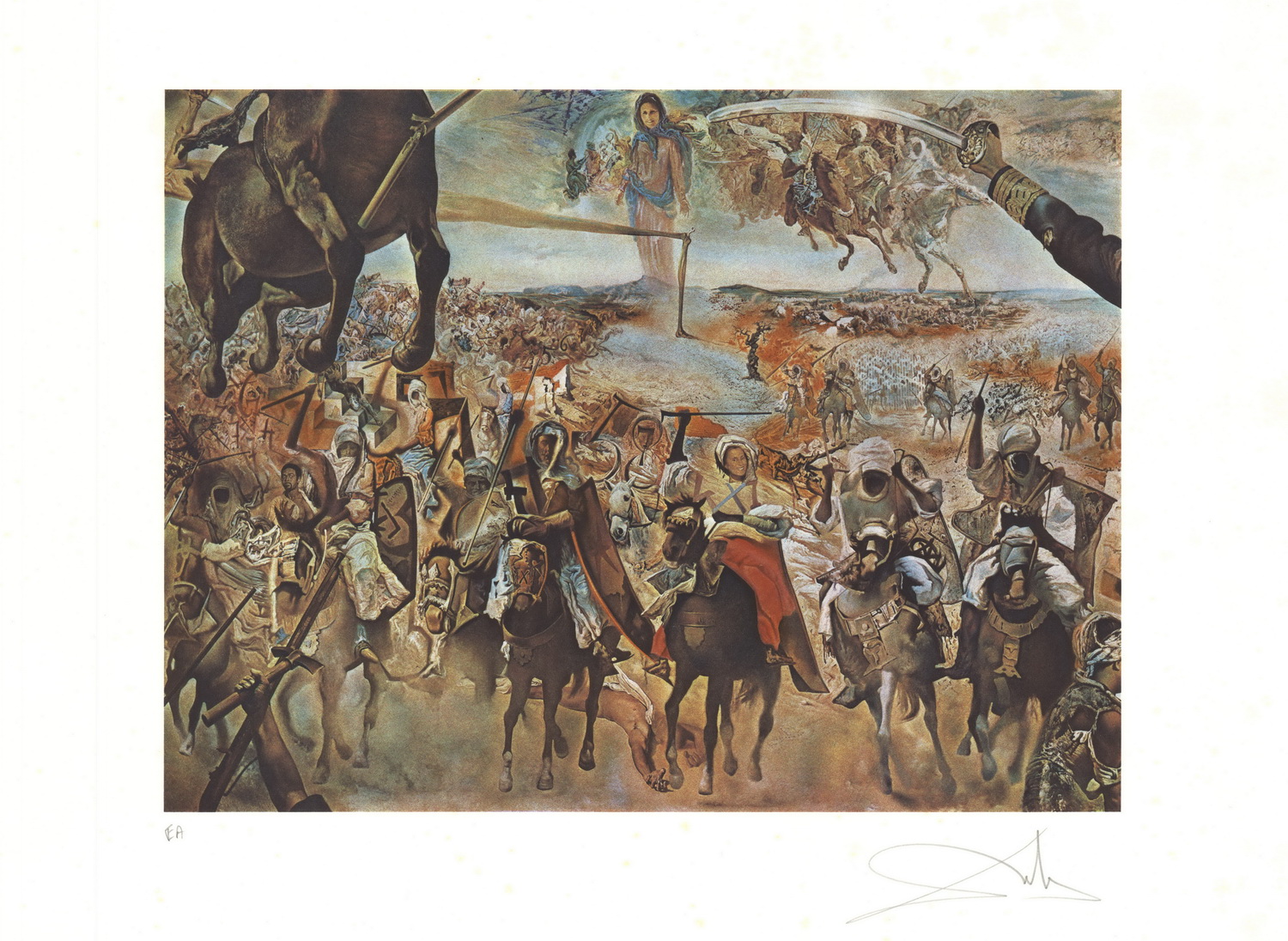 DALI Salvador (d'après) - Lithographie \