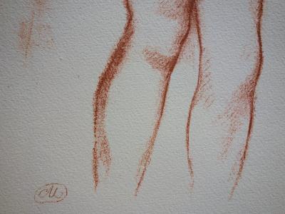 Aristide MAILLOL : Nu de profil - Lithographie signée 2