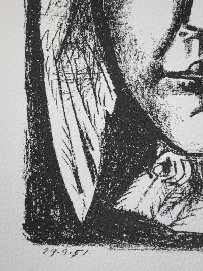 Pablo PICASSO (d’après) : Le Visage de la Paix - Lithographie sur vélin 2