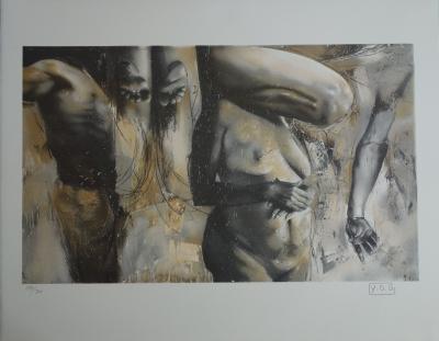 Yoel DIAZ GALVEZ : Body’s parts - Lithographie originale Signée 2