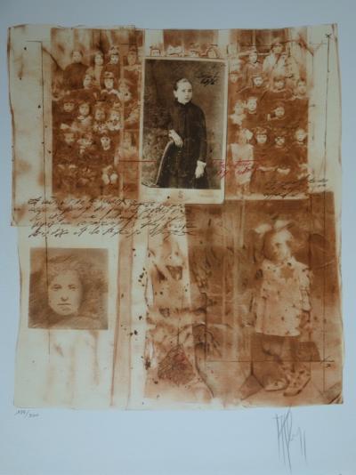 Alain KLEINMANN : Mémoire, photos de Famille - Lithographie originale Signée 2