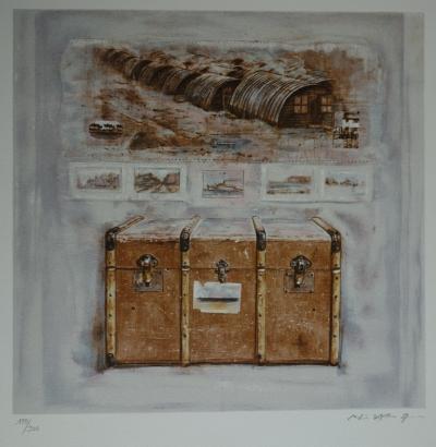 Martin VAUGHN JAMES : Souvenir de voyage - Lithographie originale Signée 2