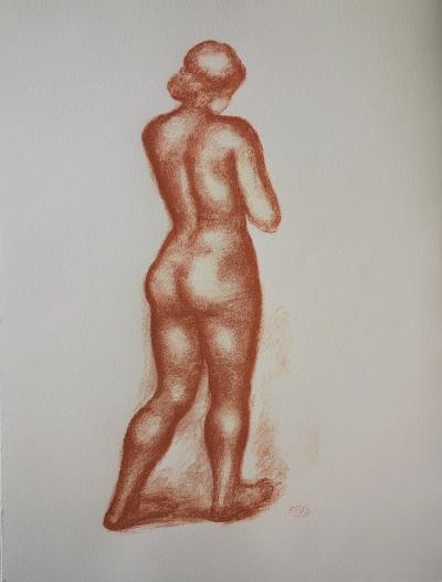 Aristide MAILLOL : Nu féminin de dos - Lithographie signée 2