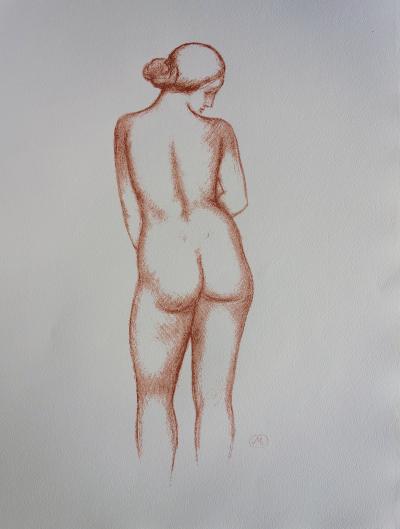 Aristide MAILLOL : Modèle de dos - Lithographie signée 2