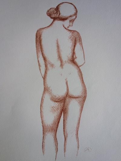 Aristide MAILLOL : Modèle de dos - Lithographie signée 2