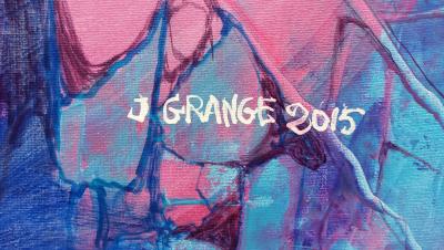 Jacques GRANGE - Breche N°61 avec voile, 2015 - Acrylique sur toile 2