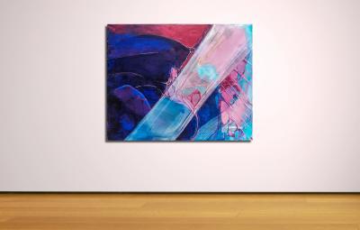 Jacques GRANGE - Breche N°61 avec voile, 2015 - Acrylique sur toile 2