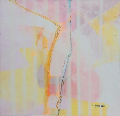 Jacques GRANGE - Prison Rose, 2016 - Acrylic on canvas 2