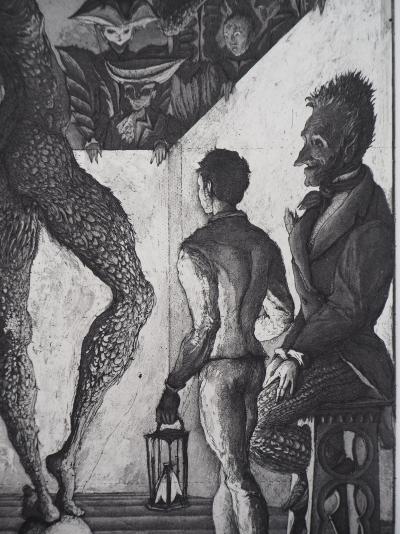 Erik DESMAZIERES : La danse du diable, 1992 - Gravure originale signée 2