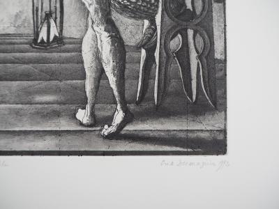 Erik DESMAZIERES : La danse du diable, 1992 - Gravure originale signée 2