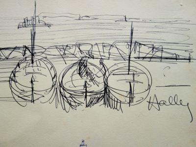 Kiyoshi HASEGAWA : Dessin original signé 2