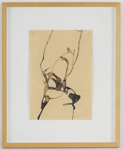 Massimo LATTE (1963) - Abstraction encre 2