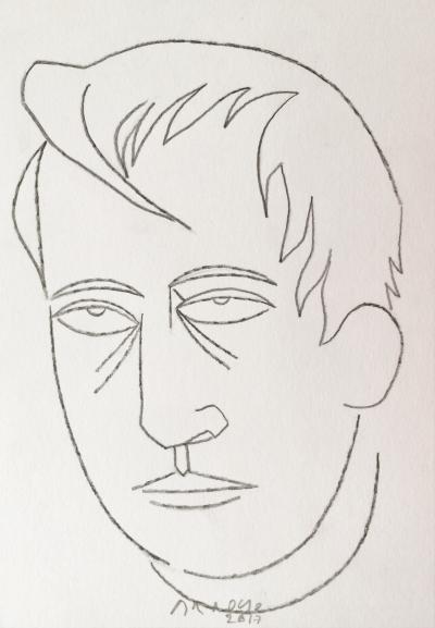 Eduardo ARROYO - Napoléon, 2017 - Dessin signé 2
