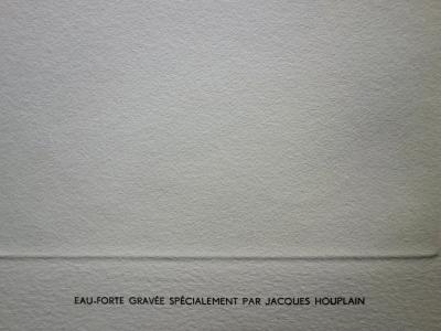 Jacques HOUPLAIN - Allégorie de la gravure, eau-forte originale 2