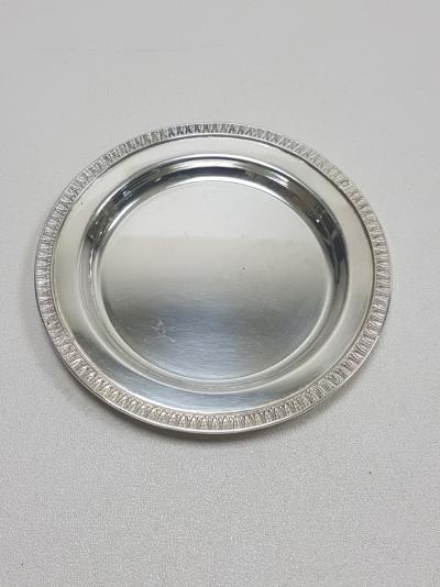 Dessous de bouteille en argent massif Poids: 135g 2