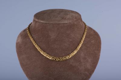Collier en or jaune 18 ct en maille royale 2