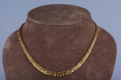 Collier en or jaune 18 ct en maille royale 2