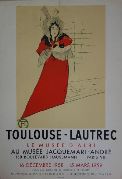 Henri TOULOUSE LAUTREC : May Belfort - lithographie signée 2