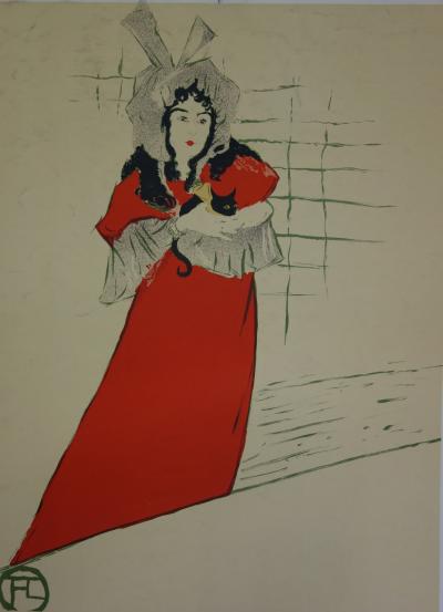 Henri TOULOUSE LAUTREC : May Belfort - lithographie signée 2