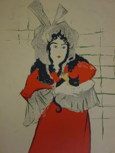 Henri TOULOUSE LAUTREC : May Belfort - lithographie signée 2