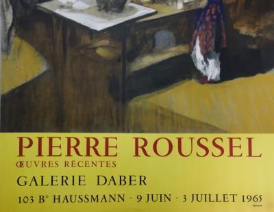 Pierre ROUSSEL - Un petit garçon peignant, lithographie 2