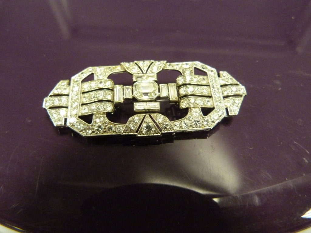Broche En Argent Sterling Judaica, Vintage Vers 1930, Bel état - Pièce Rare