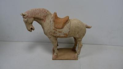 Cheval en terre cuite. Chine, . Epoque Tang 2