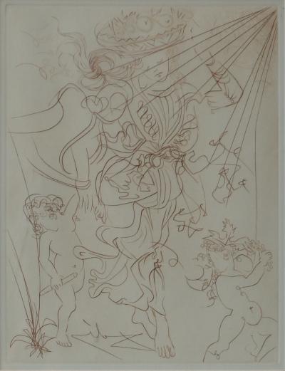 Salvador DALI : Automne - Gravure originale Signée 2
