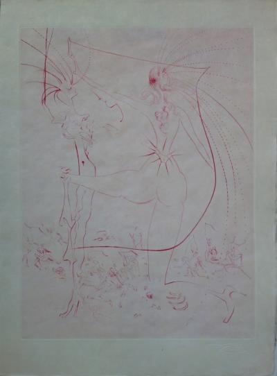 Salvador DALI : Séduction épineuse - Gravure originale signée 2