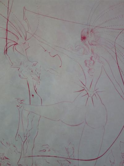 Salvador DALI : Séduction épineuse - Gravure originale signée 2