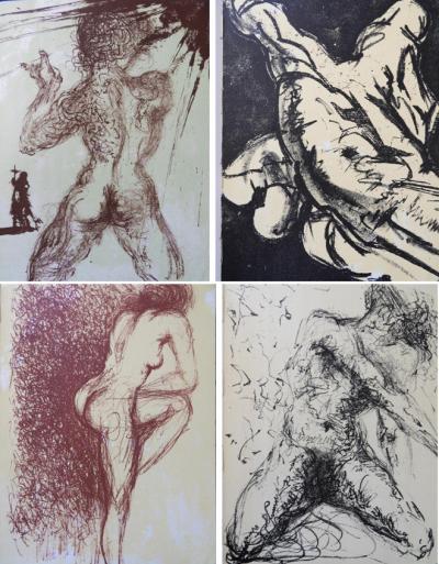 Salvador Dali : Quatre lithographies originales (Hommage à Meissonier), 1967 2