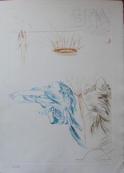 Salvador DALI : Le testament de Tristan - Gravure originale Signée 2