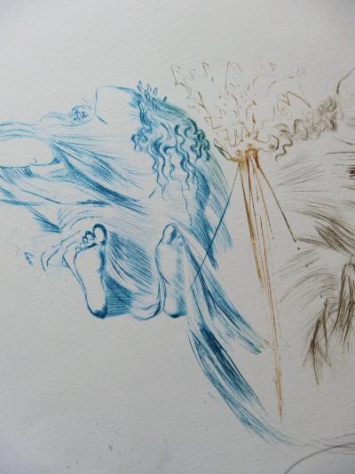 Salvador DALI : Le testament de Tristan - Gravure originale Signée 2
