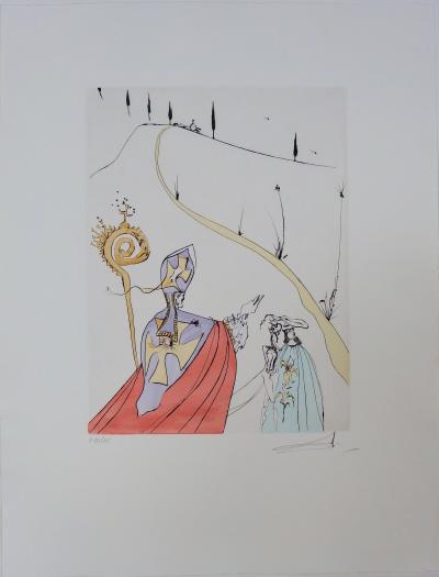 Salvador DALI : L’Amour Sacré de Gala - Gravure originale signée 2