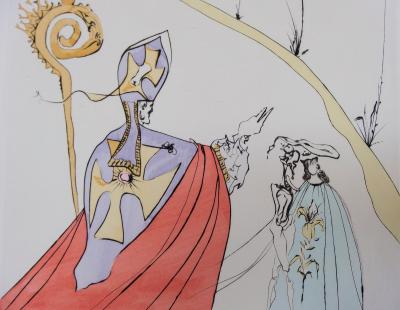 Salvador DALI : L’Amour Sacré de Gala - Gravure originale signée 2