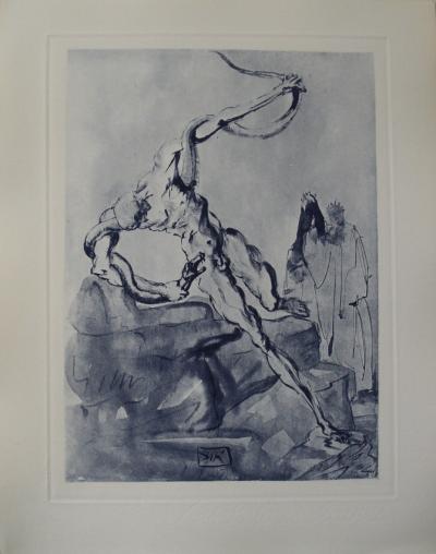 Salvador Dali : Les Voleurs, Gravure originale signée 2