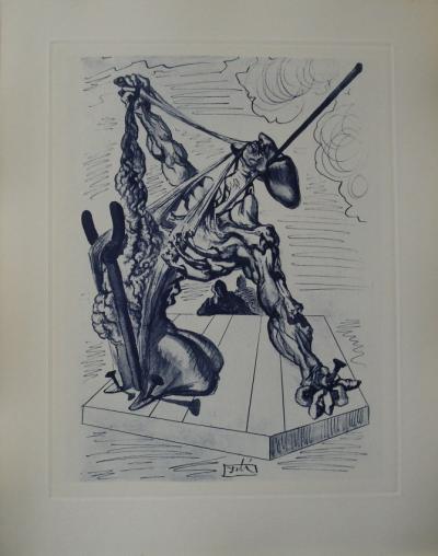 Salvador Dali : Les Falsificateurs, Gravure originale signée 2