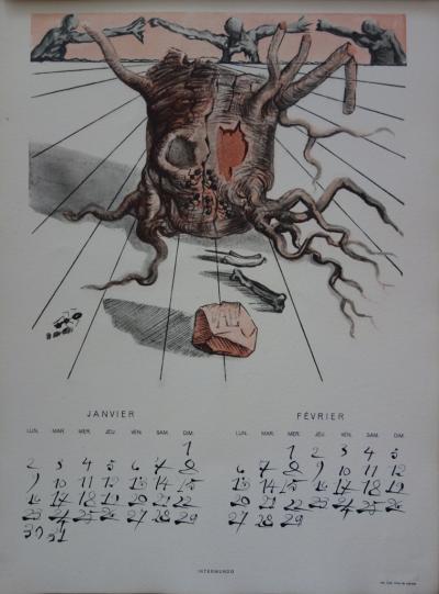 Salvador Dalí : Suite Intermundo - Six héliogravures signées 1956 2