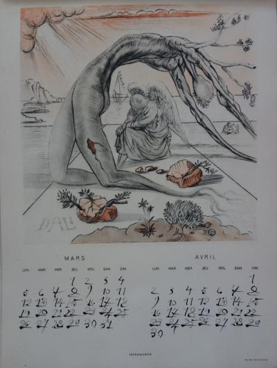 Salvador Dalí : Suite Intermundo - Six héliogravures signées 1956 2